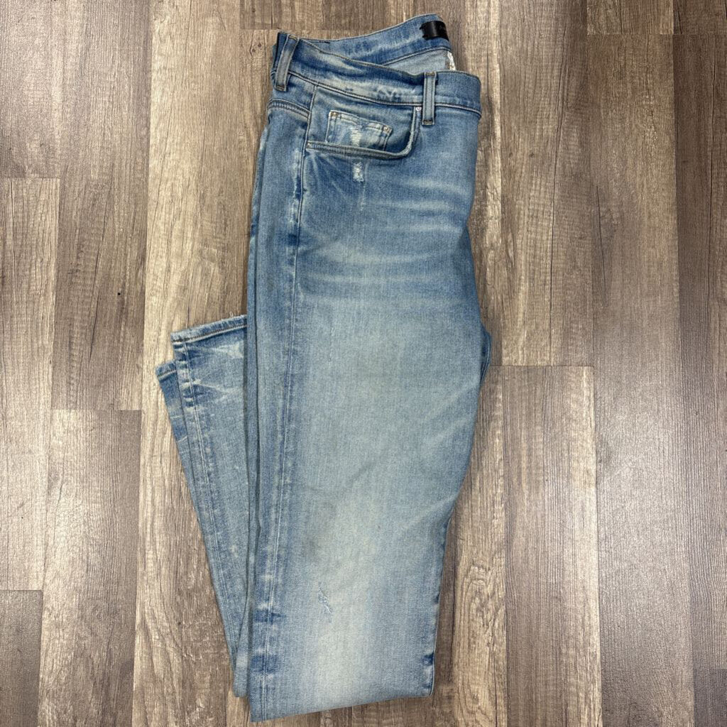 Amiri Jeans Plain Ripped Knee