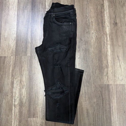 Amiri MX1 Black Jeans Black Patch