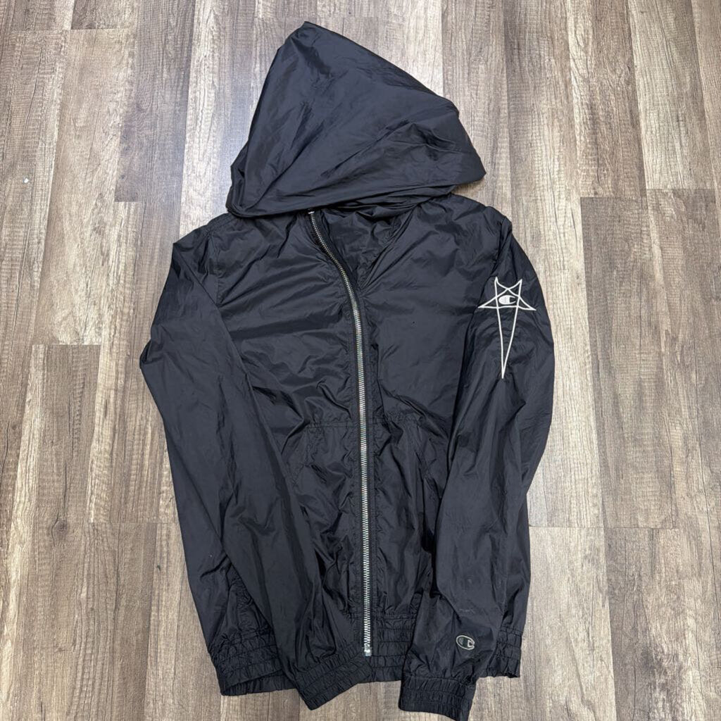 Rick Owen x Champion zip up jacket black