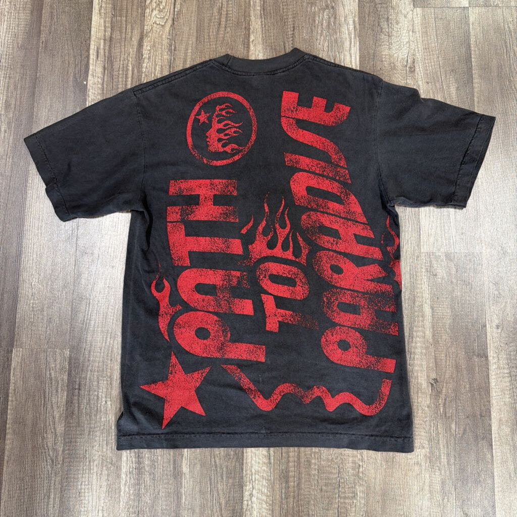 Hellstar Shirt Grey Crucifix