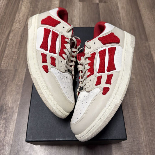 Amiri Skele Low Top White/Red