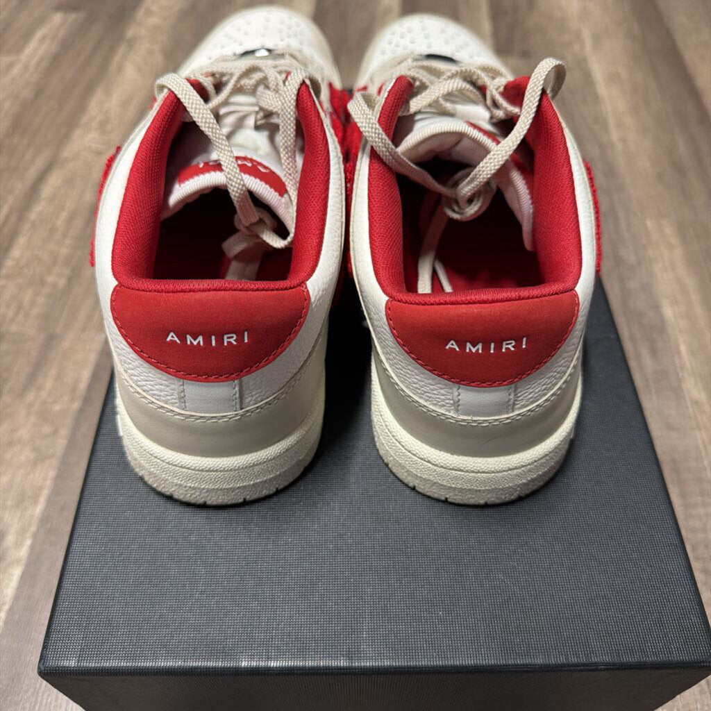 Amiri Skele Low Top White/Red
