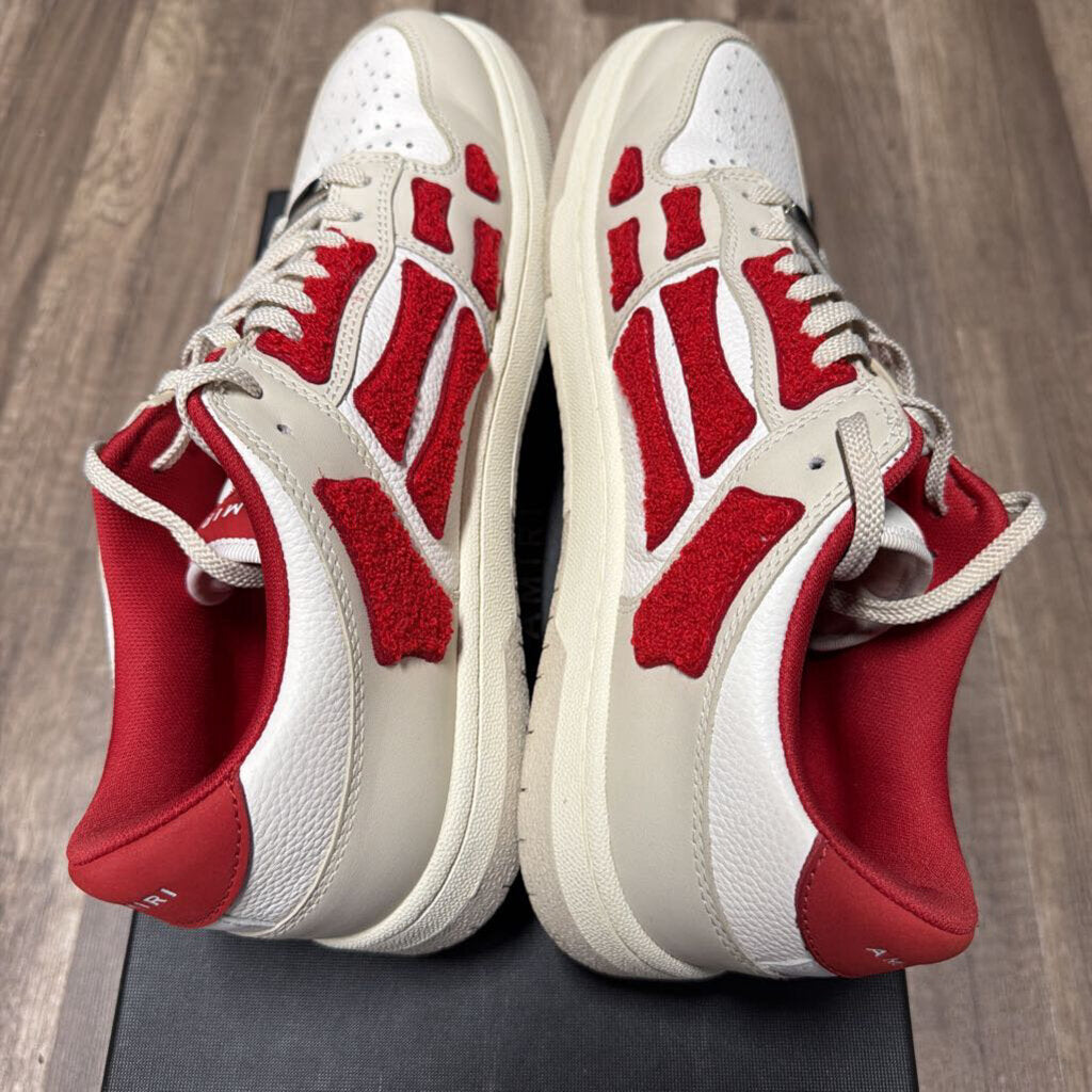 Amiri Skele Low Top White/Red