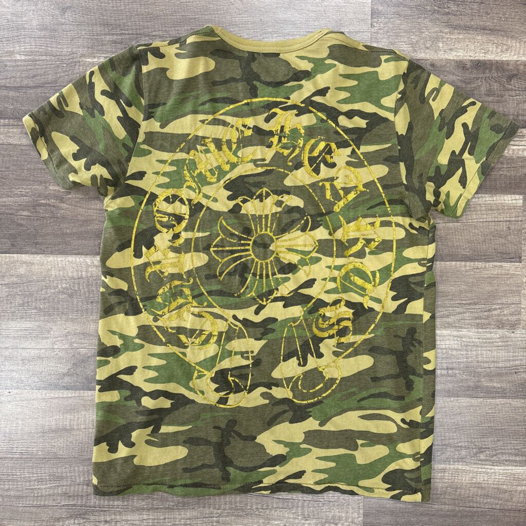 Chrome hearts camo horseshoe shirt