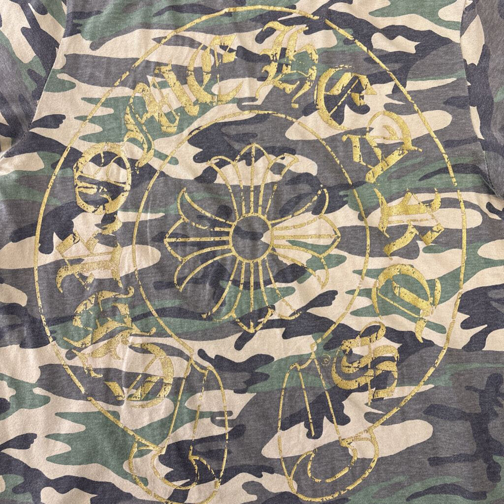 Chrome hearts camo horseshoe shirt