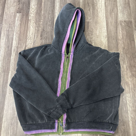 Raspberry Hills Triple Splice Hoodie Grey