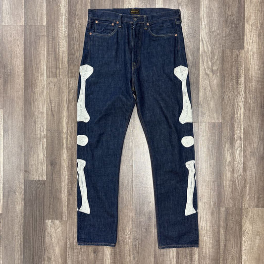 kapital Bone jean blue wash
