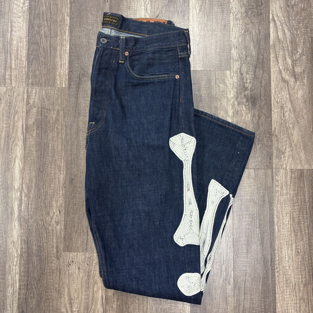 kapital Bone jean blue wash