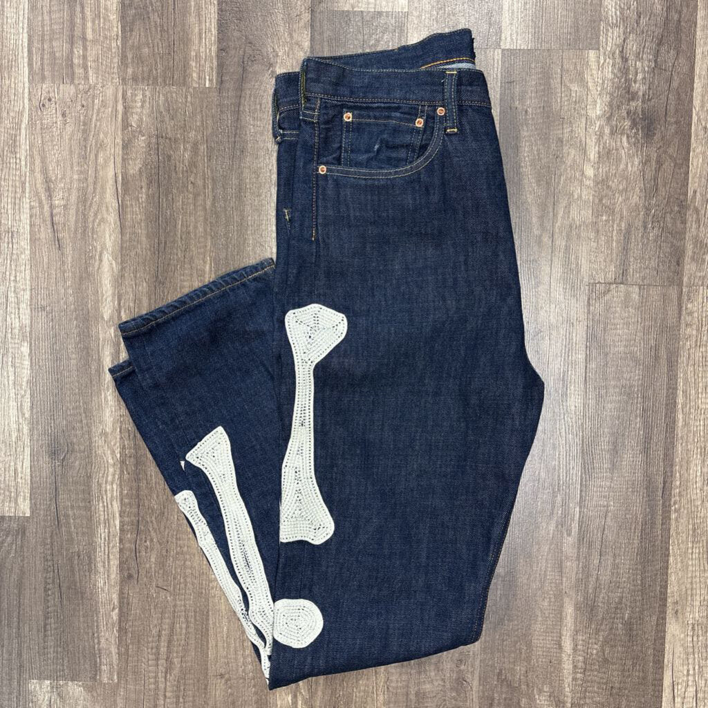kapital Bone jean blue wash