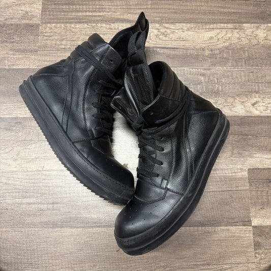 rick Owen geobasket triple black (no box)