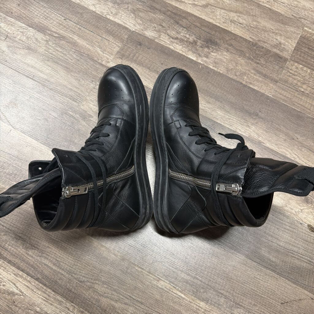 rick Owen geobasket triple black (no box)