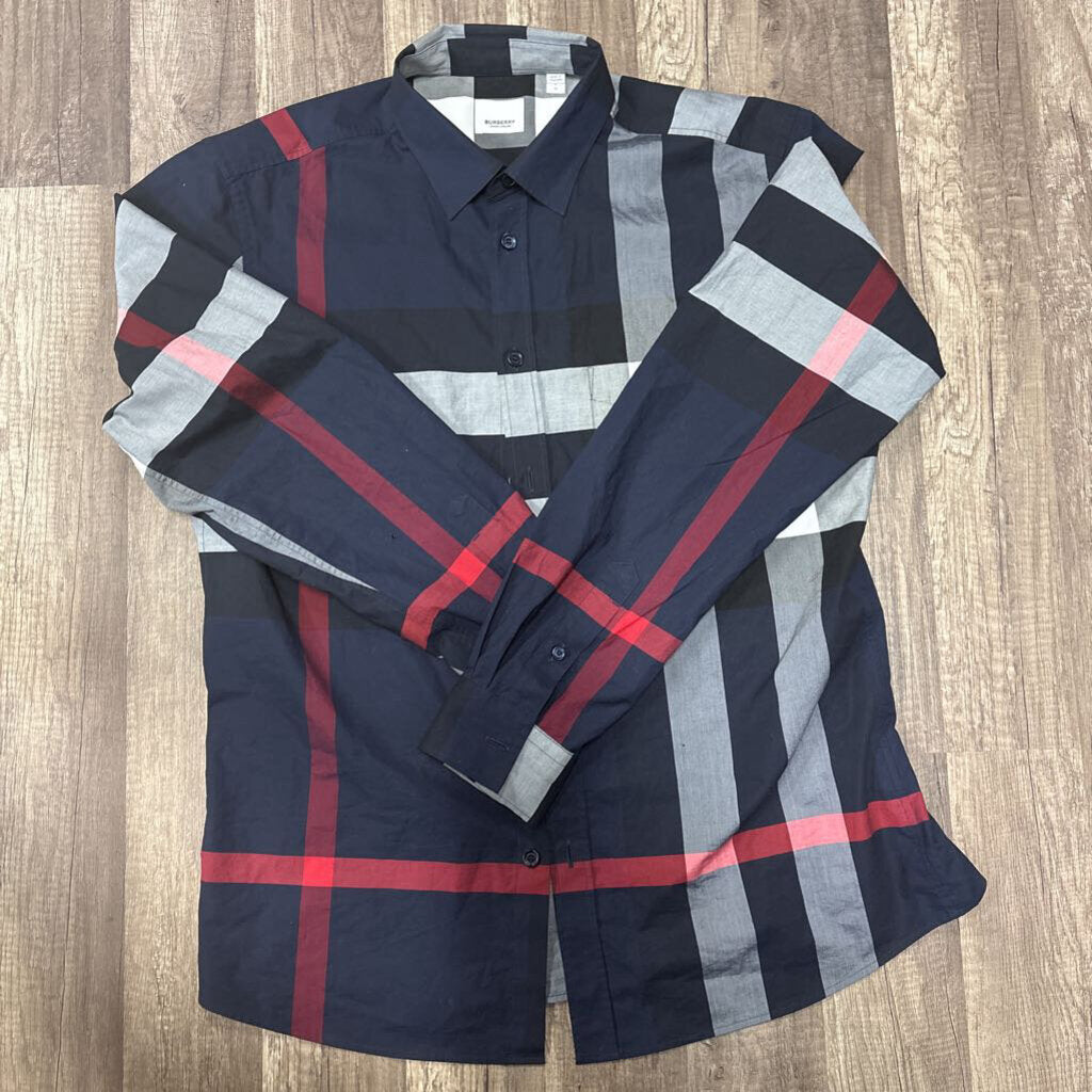 Burberry Button Down Navy