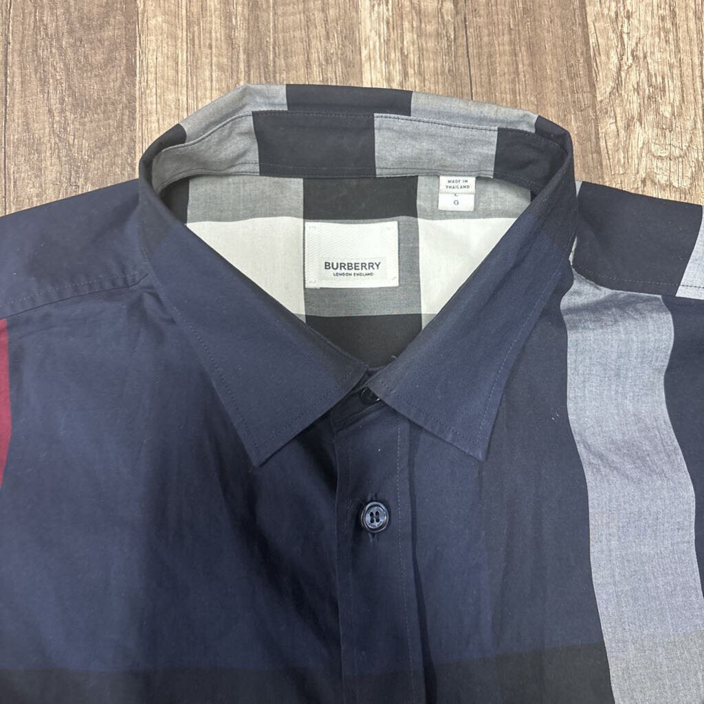 Burberry Button Down Navy