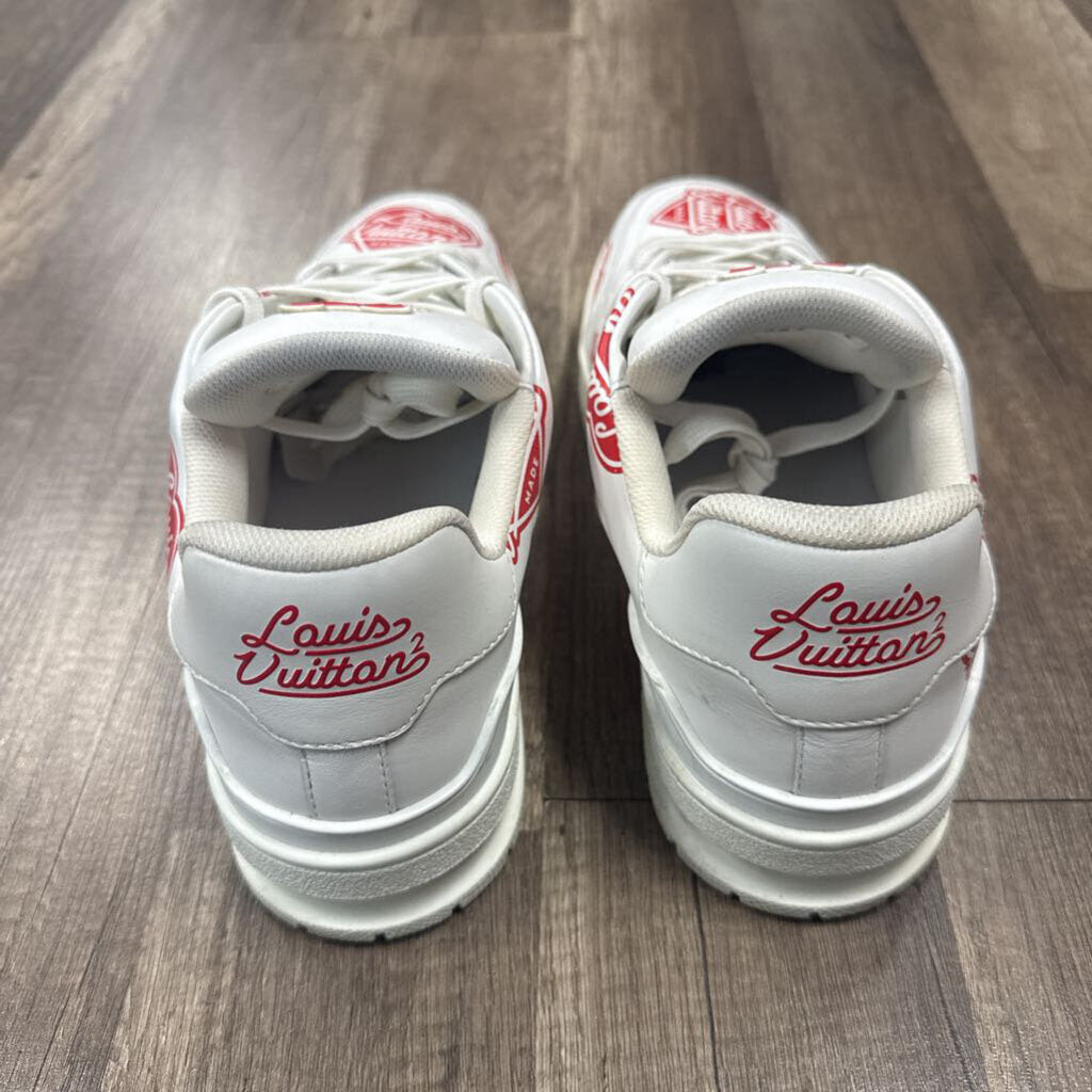 Louis Vuitton Nigo Made Trainer White Red