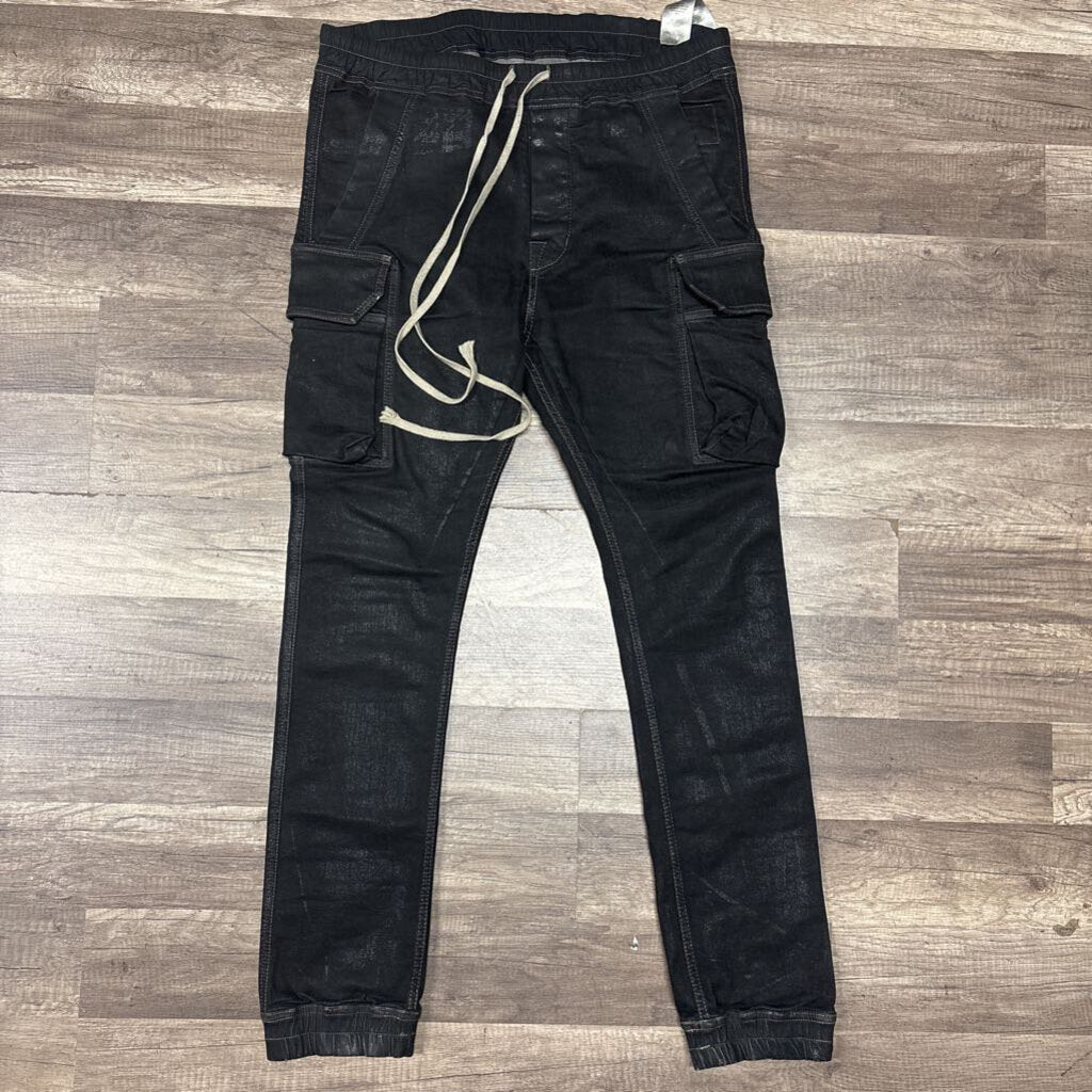 Rick Owens Mastodon Cargo Pants Black