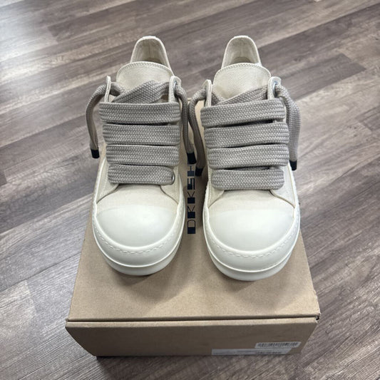 Rick Owens Ramone Low Jumbo Lace Cream