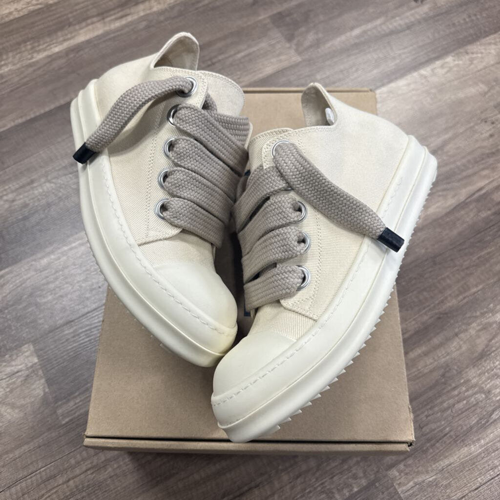 Rick Owens Ramone Low Jumbo Lace Cream