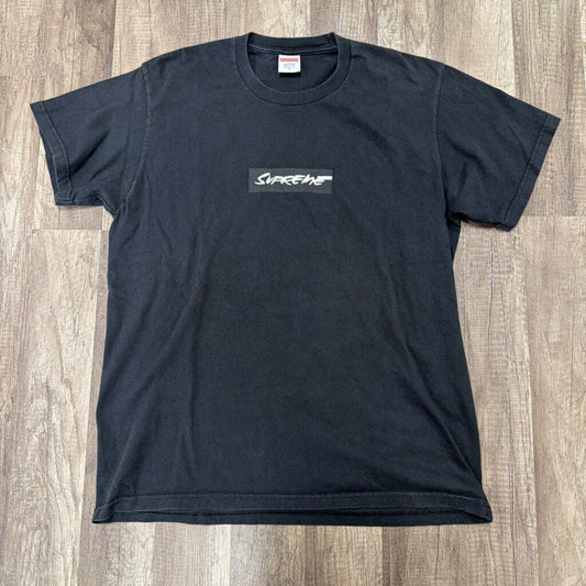 Supreme shirt black graffiti box logo