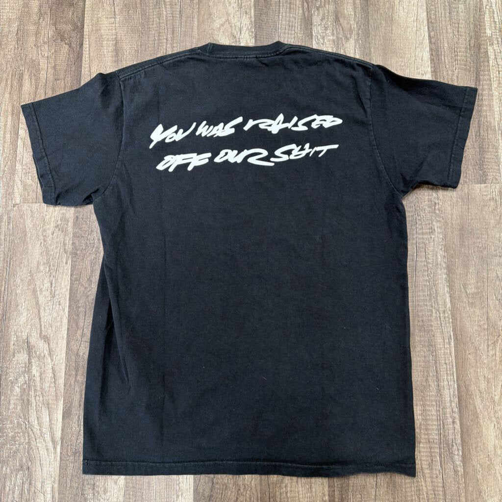 Supreme shirt black graffiti box logo