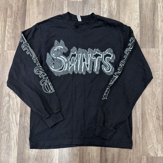 Saints Long Sleeve Black/White
