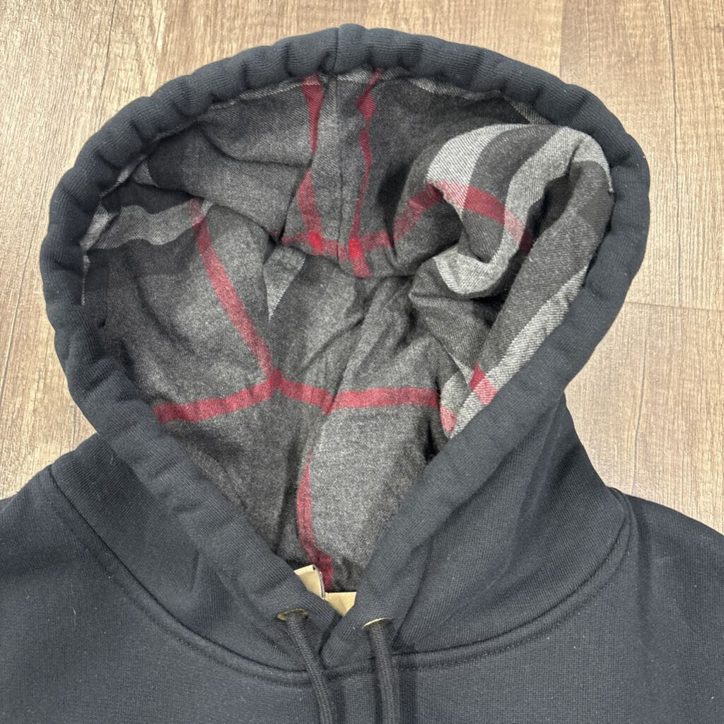 Burberry Hoodie Black Checker Hood
