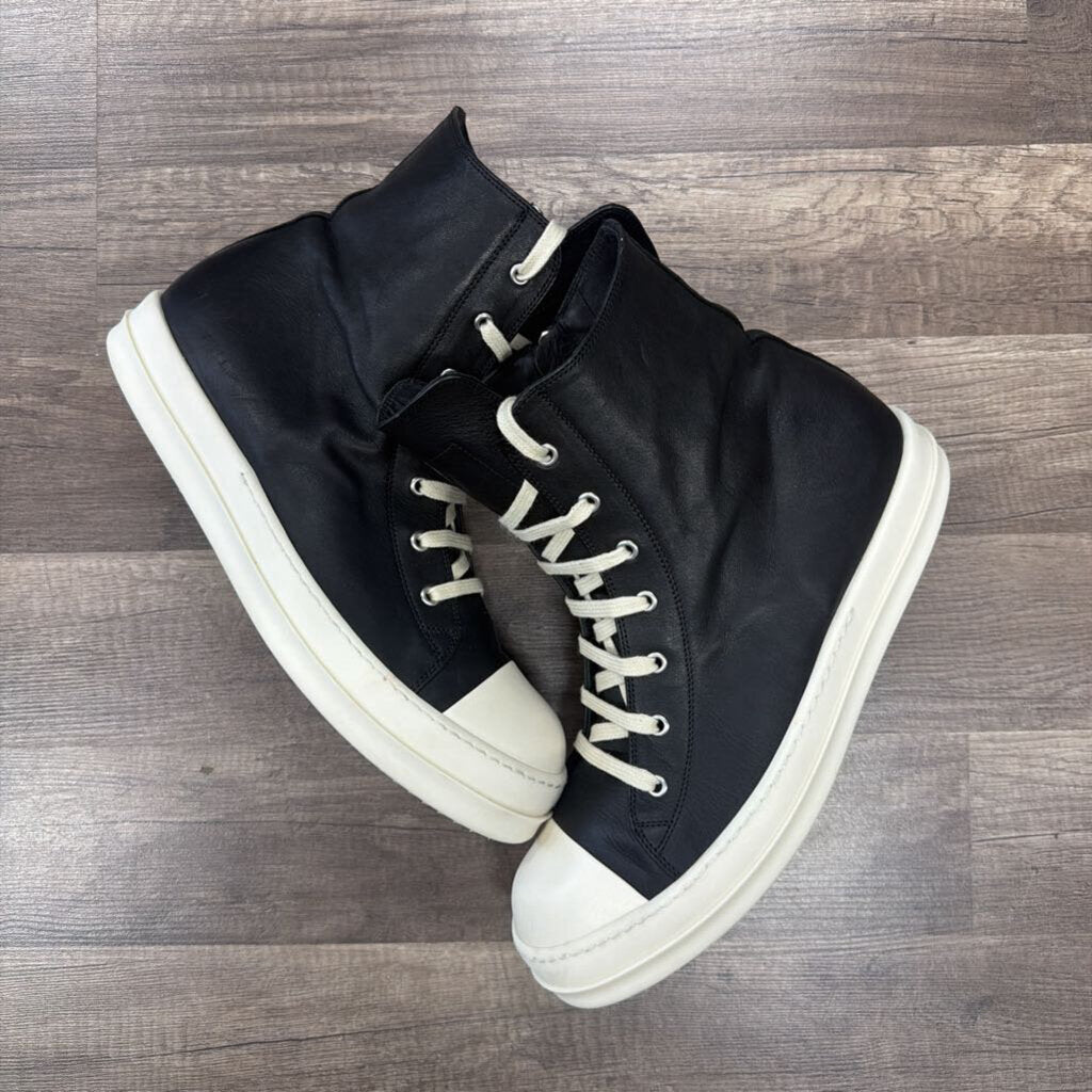 Rick owens hi ramone leather black
