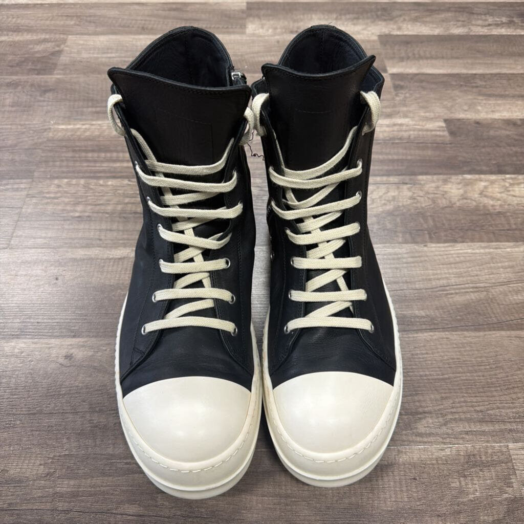 Rick owens hi ramone leather black