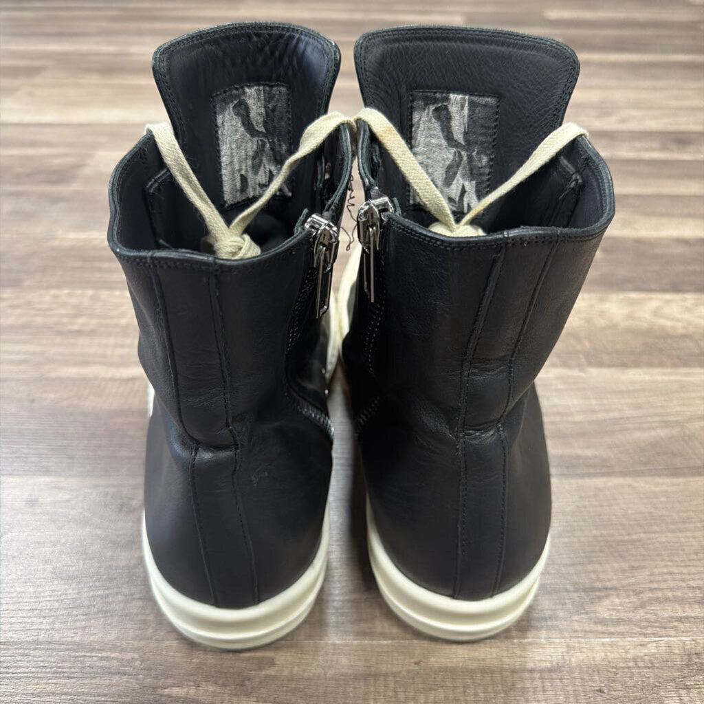 Rick owens hi ramone leather black