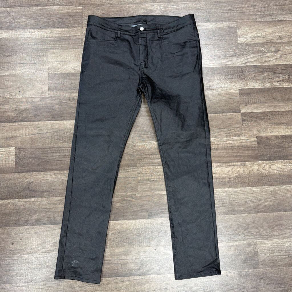 Rick Owens wax jeans black