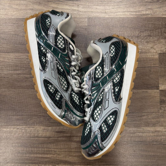 Bottega veneta orbit sneaker green sliver