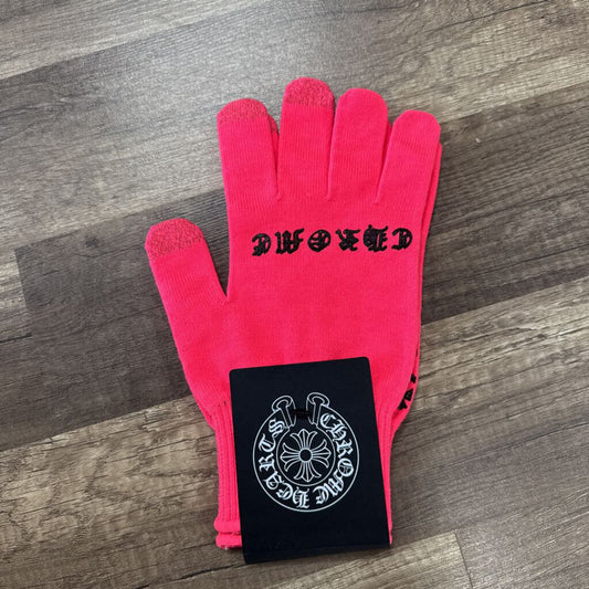 Chrome Hearts Pink Gloves