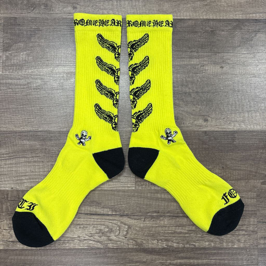 Chrome Hearts Yellow Foti Socks