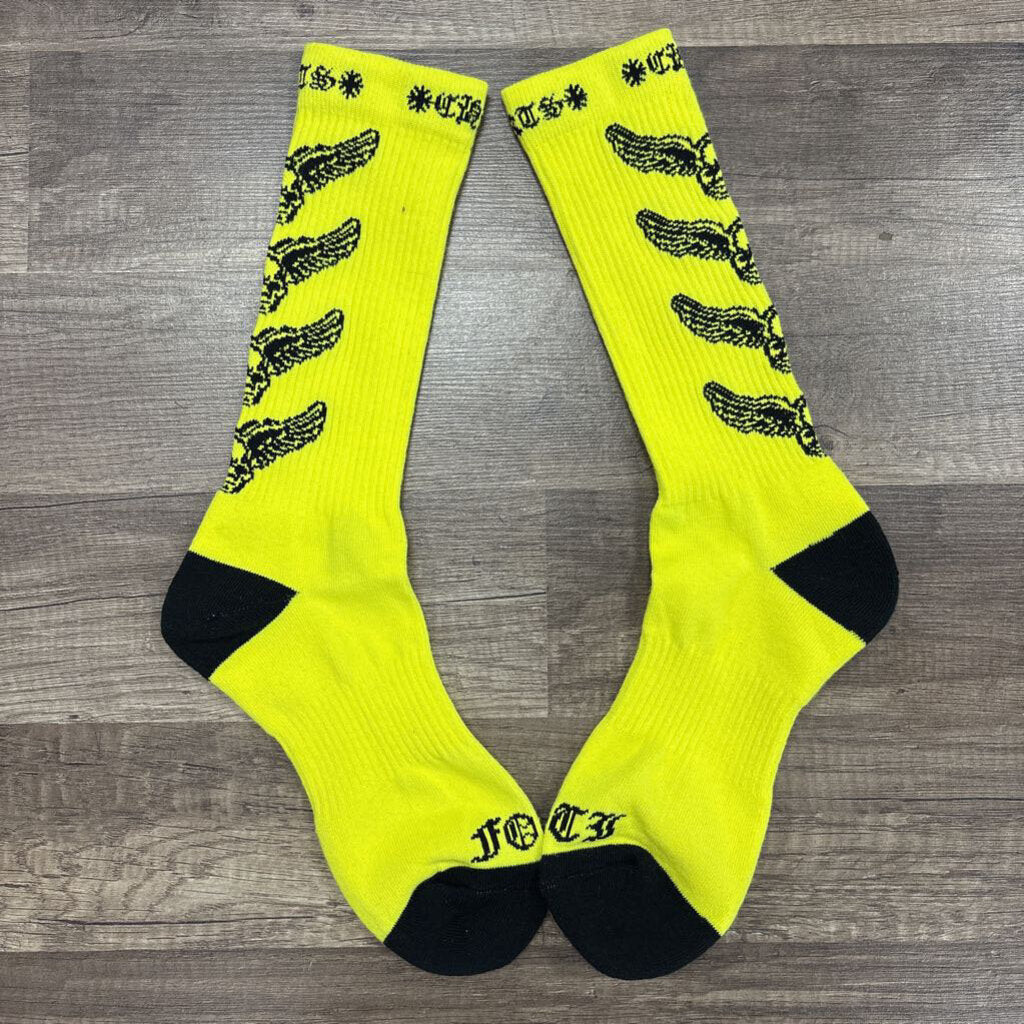 Chrome Hearts Yellow Foti Socks