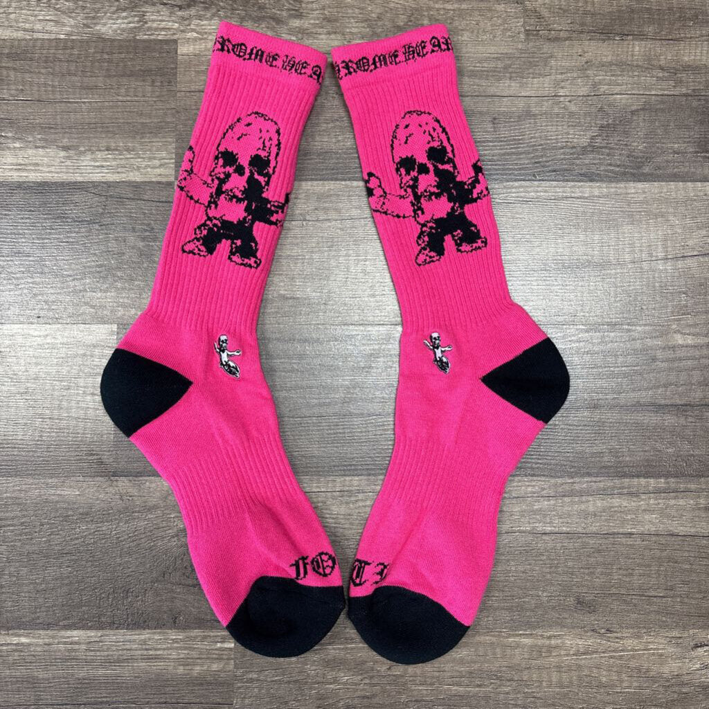 Chrome Hearts Pink Foti Socks