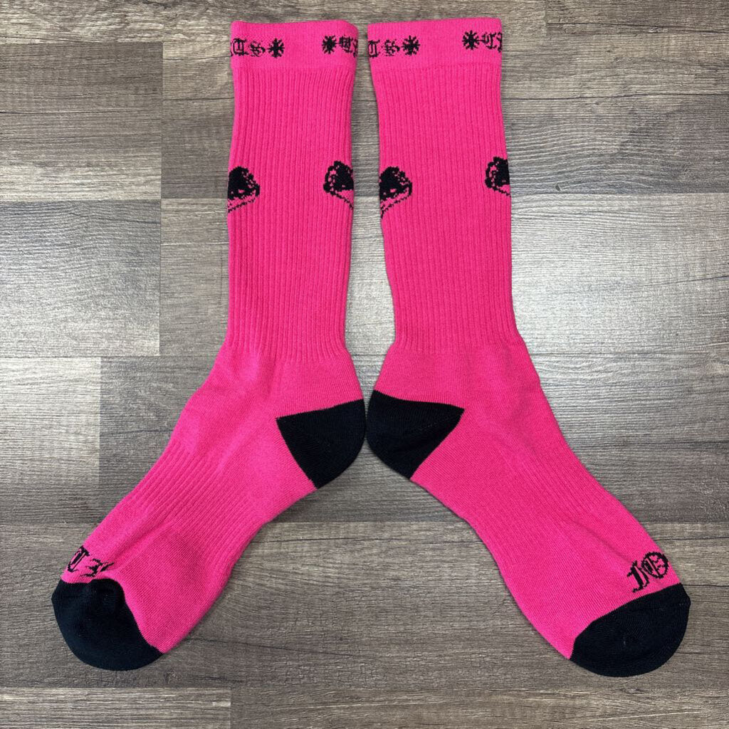 Chrome Hearts Pink Foti Socks