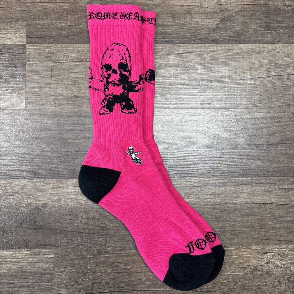 Chrome Hearts Pink Foti Socks