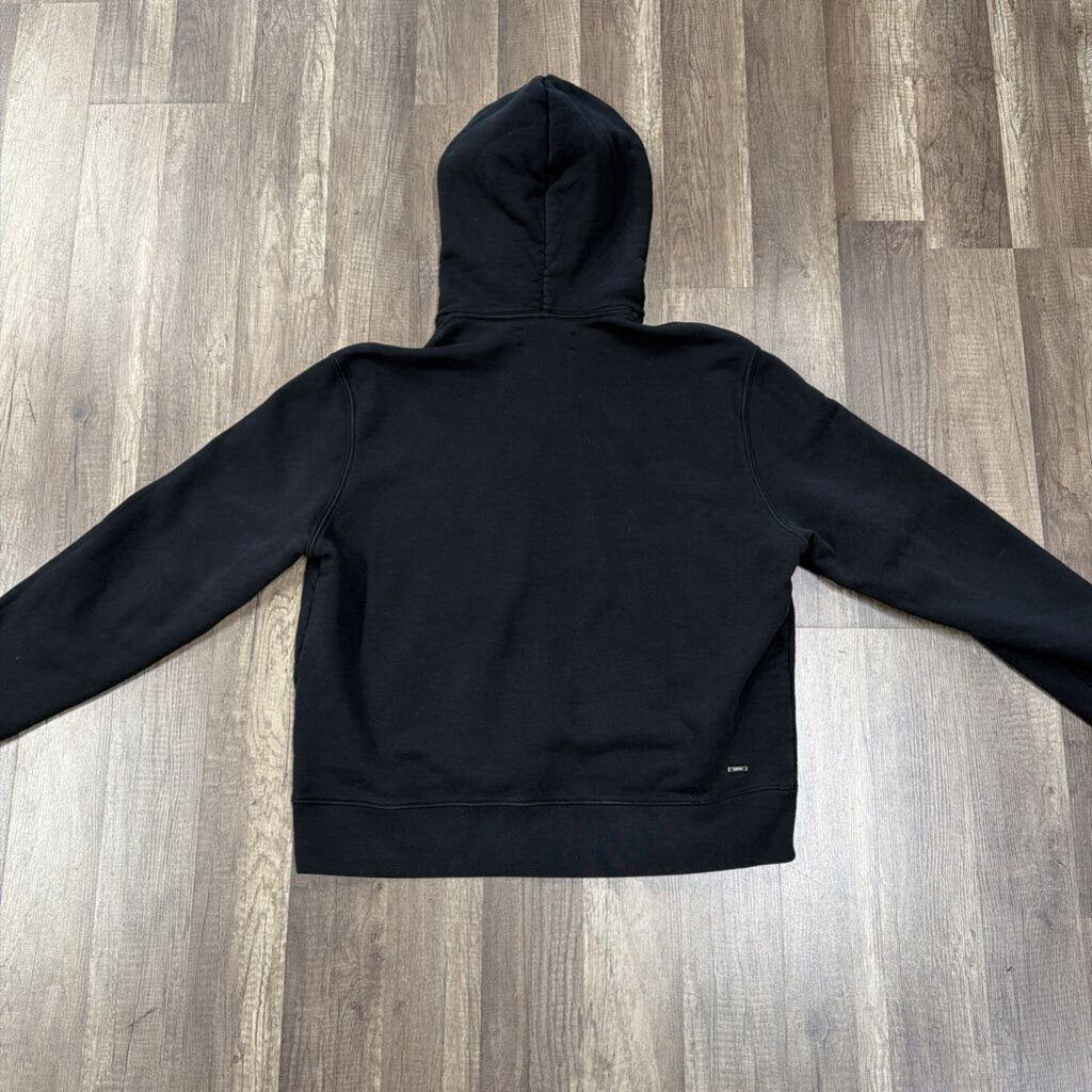 Amiri logo hoodie black