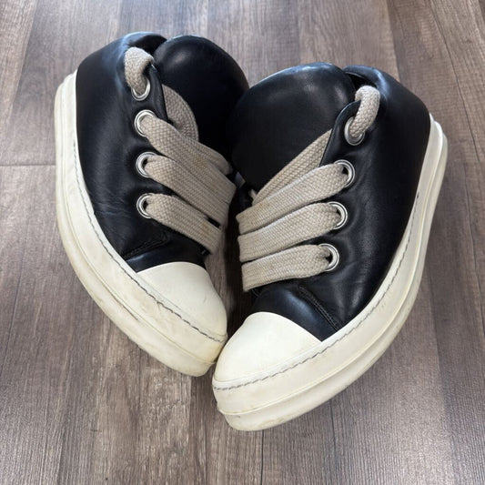 Rick Owens Jumbolace Low Black/White