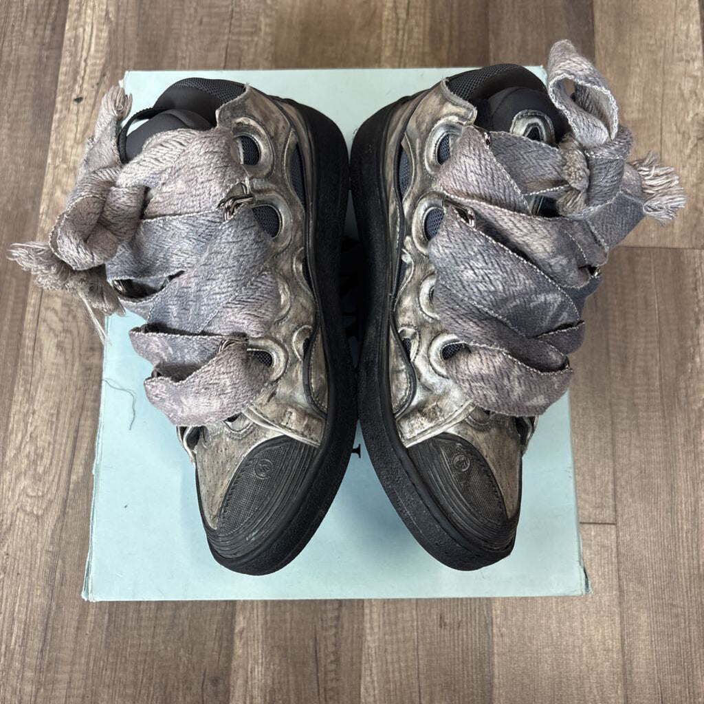 Lanvin curb sneaker vintage silver