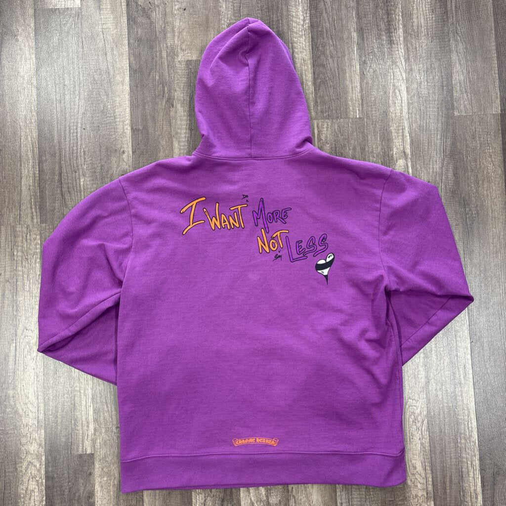Chrome Hearts x Matty boy I want more purple hoodie