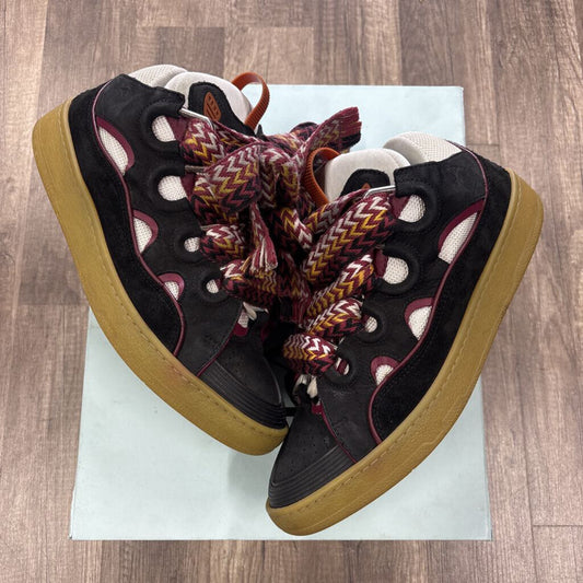 Lanvin black and burgundy