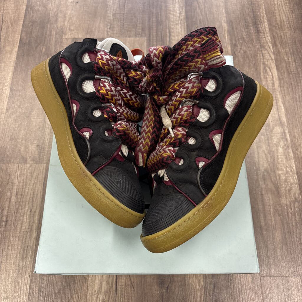 Lanvin black and burgundy