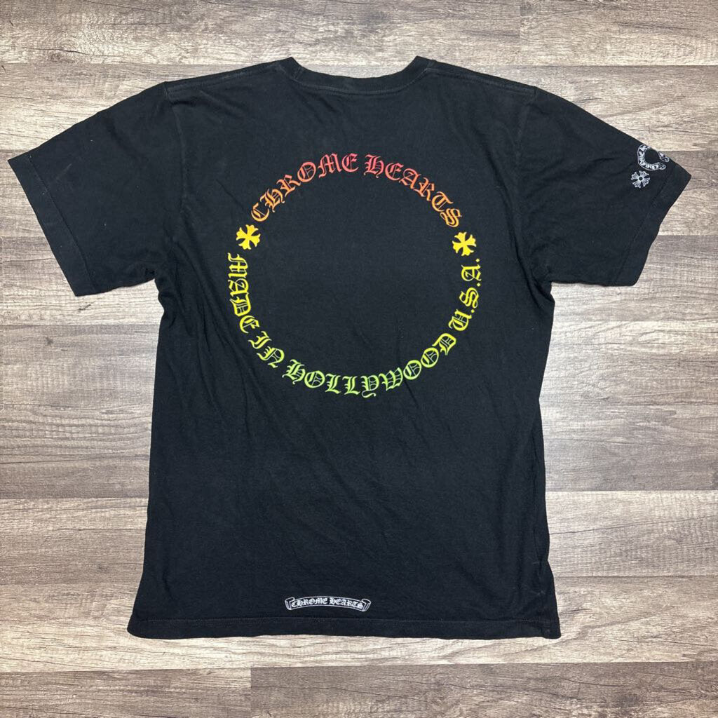 Chrome hearts gradient circle shirt