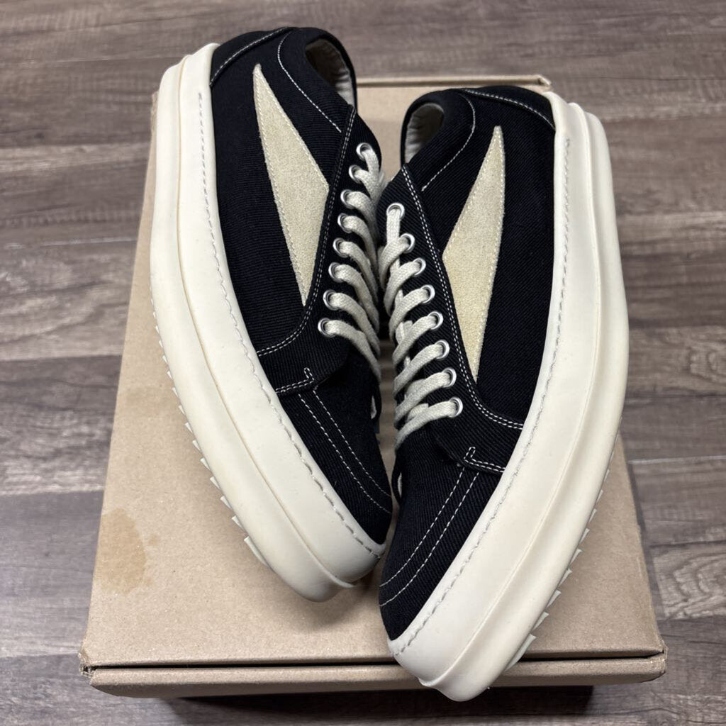 Rick owens vintage low canvas black white
