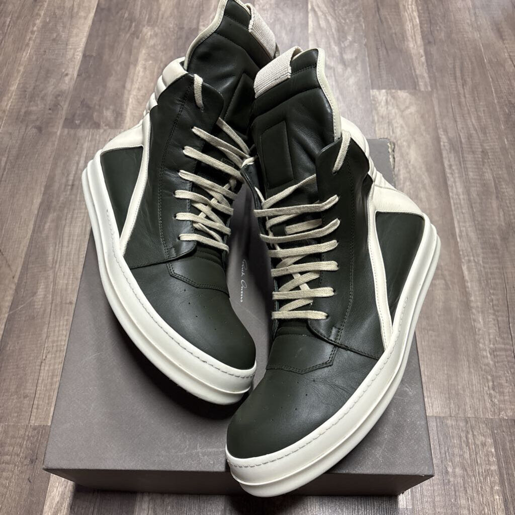 Rick owens geobasket olive green