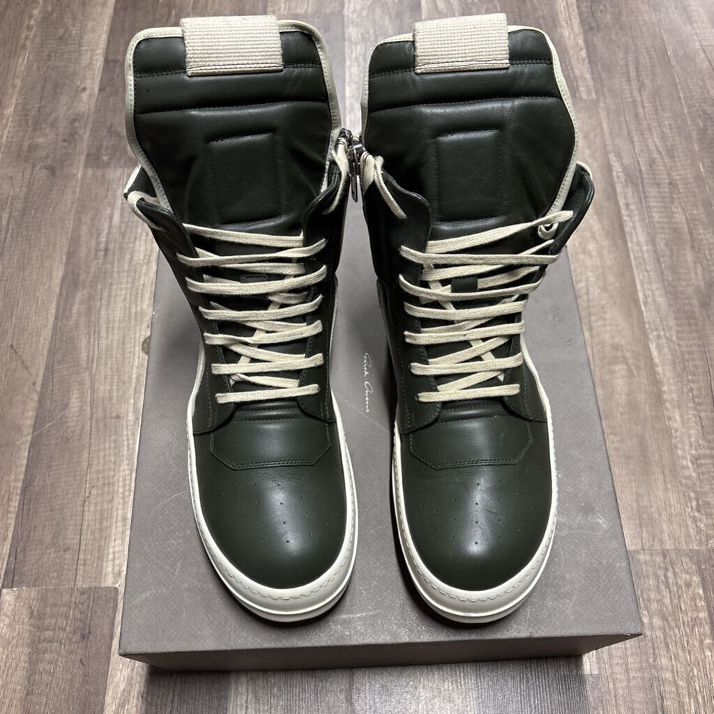 Rick owens geobasket olive green