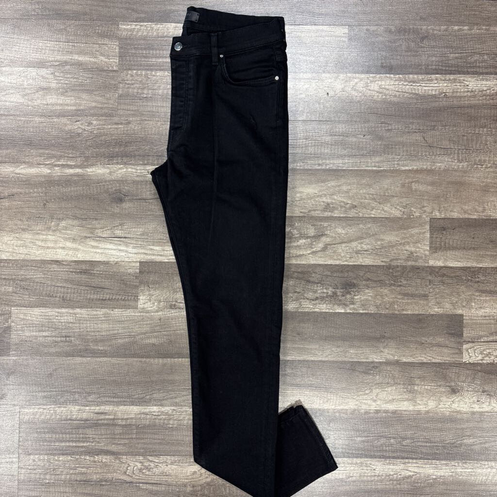 Amiri jean black baroque white green logo