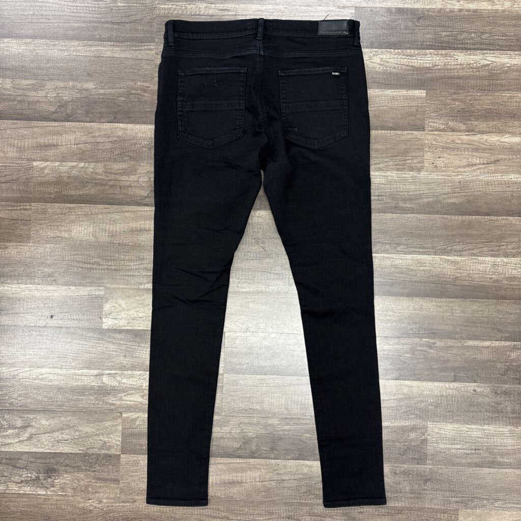 Amiri Jean mx1 black green patch