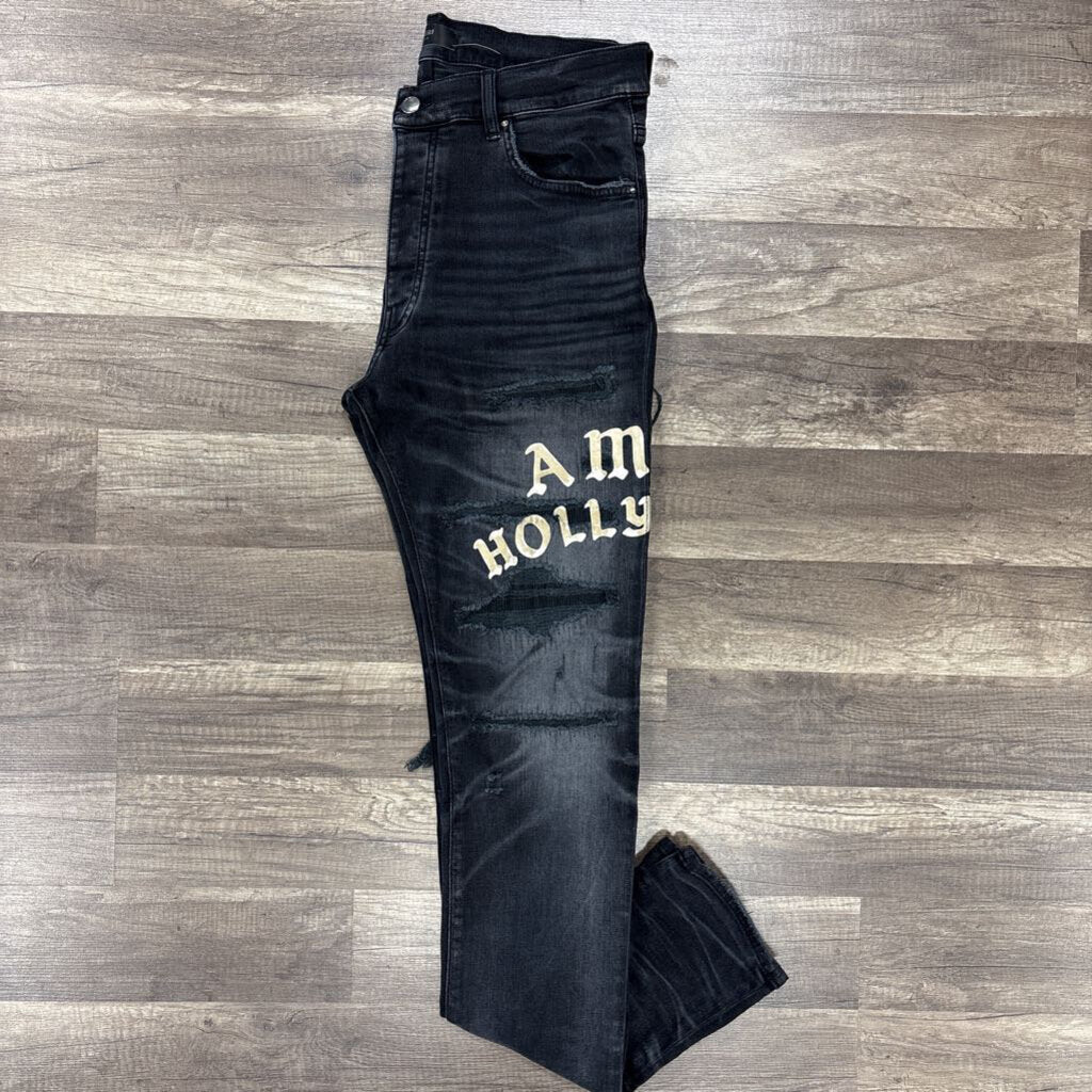 Amiri Jean black / grey wash "Amiri Hollywood"