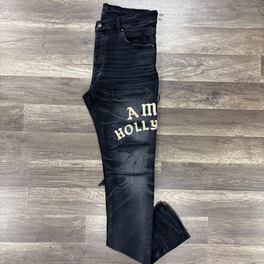 Amiri Jean black / grey wash "Amiri Hollywood"